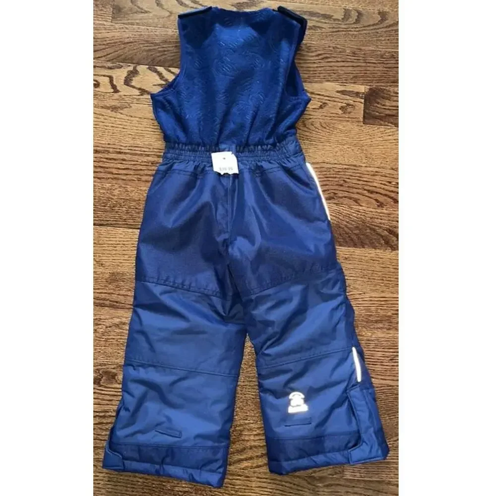 NWT Kamik Kids Snow Pants with Fleece Bib Snowsuit Size 4 - Picture 4 of 7
